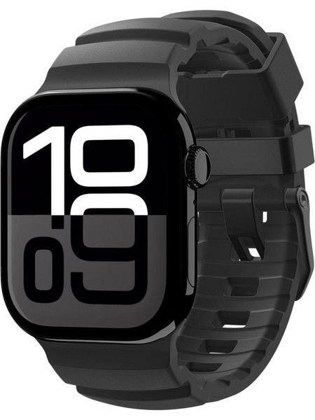 Spigen WBS2 Λουράκι Σιλικόνης Black (Apple Watch 44 / 45 / 46 / 49mm)