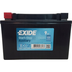 Exide Μπαταρία Μοτοσυκλέτας EK091 120A 9Ah
