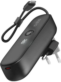 SBS Hybrid TETRBB5000PD20 Power Bank 5000mAh 20W με Θύρα USB-C Power Delivery Black