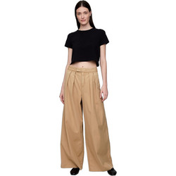 Gap Ψηλόμεση Υφασμάτινη Γυναικεία Παντελόνα Loose Εφαρμογή Ταμπά 745876000