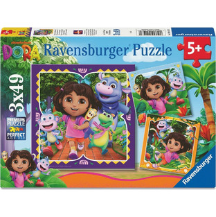 Παιδικό Puzzle Ravensburger Dora The Explorer 3x49 Κομμάτια