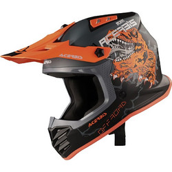 Acerbis Profile Junior Nero Arancio Fluo Κράνος Μηχανής Motocross 1150gr