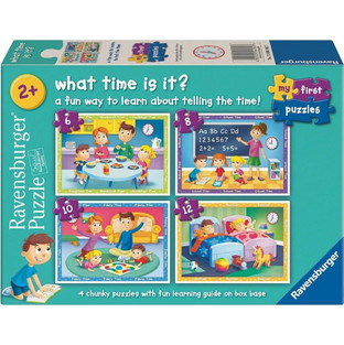 Παιδικό Puzzle Ravensburger Ώρες Της Ημέρας 6 Κομμάτια+8 Κομμάτια+10 Κομμάτια+12 Κομμάτια