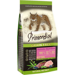 Primordial Kitten Holistic Nutrition Grain Free with Duck & Turkey 2kg