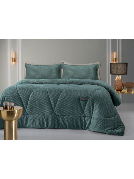 Saint Clair Κουβερτοπάπλωμα Μονό 220x240 Serena Emerald