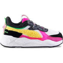 Puma RS-X Trolls Παιδικά Sneakers Μαύρα Λευκά Φούξια 396531-01