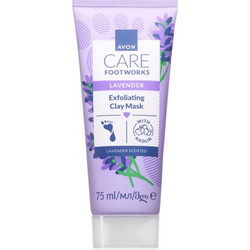 Avon Care Footworks Lavender Peeling Μάσκα Ποδιών 75ml