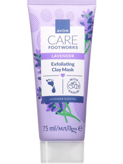 Avon Care Footworks Lavender Peeling Μάσκα Ποδιών 75ml