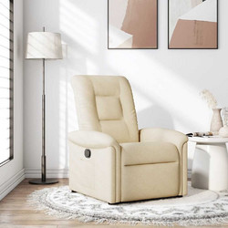 vidaXL Πολυθρόνα Relax Ανακλινόμενη Μπεζ 4015624