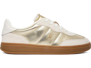 Tommy Hilfiger Jackie Γυναικεία Sneakers Χρυσά FW0FW09026-0HT