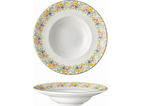 Lukanda Πιάτα Βαθιά Πορσελάνης 24cm 6τμχ JD1-PP-24