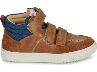 Pom d'Api Παιδικά Sneakers Μποτάκια Καφέ Navy Μπλε T1KDNA0402