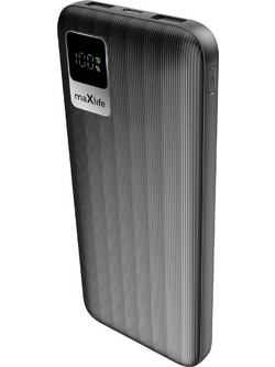 Maxlife MXPB-07 Power Bank 10000mAh με Θύρα USB-A & Θύρα USB-C Black