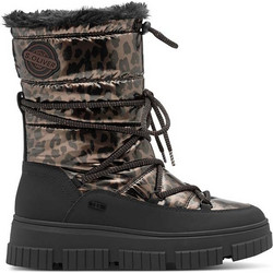 S.Oliver Γυναικεία Μποτάκια Χιονιού Μπρονζέ με Γούνα 5-26401-43-903