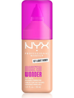 Nyx Make Em Wonder 07 Light Ivory Liquid Make Up 30ml