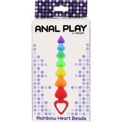ToyJoy Rainbow Hearts Πρωκτικές Μπίλιες
