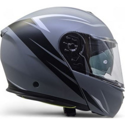 Faseed FSD 917 Grey Black Κράνος Μηχανής Flip-Up 1600gr