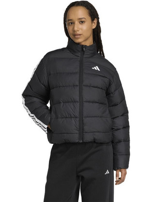 Adidas Essentials Climawarm 3-S Γυναικείο Μπουφάν Χειμωνιάτικο Puffer Μακρύ Μαύρο JM8421