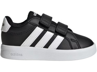 Adidas Grand Court 3.0 Παιδικά Sneakers Μαύρα HP3535