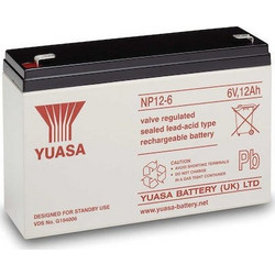Yuasa NP12-6 Μπαταρία VRLA 6V 12Ah