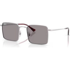 Ray-Ban RB3782 003/1 Ανδρικά Γυαλιά Ηλίου Τετράγωνα Μεταλλικά Ασημί με Γκρι Φακό