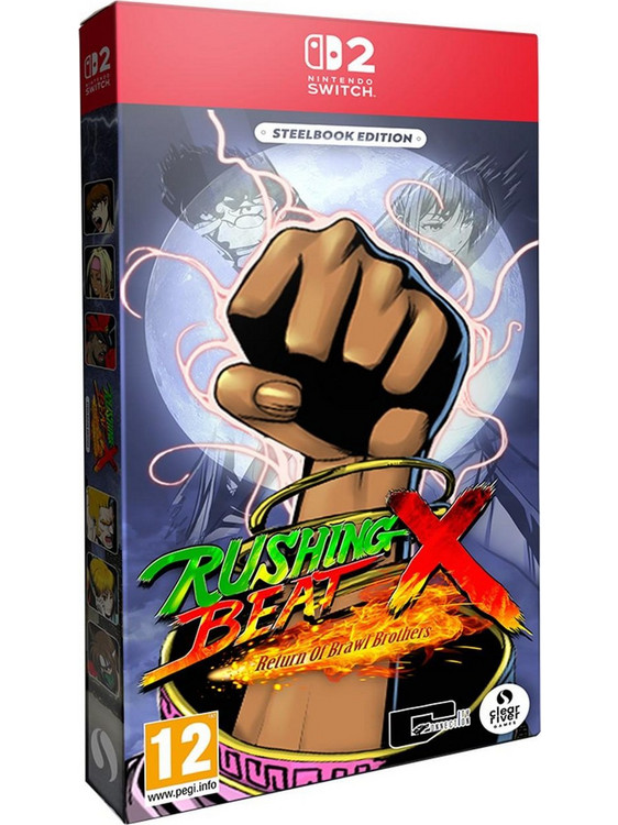 Rushing Beat X Return of The Brawl Brothers Steelbook Edition Nintendo Switch 2
