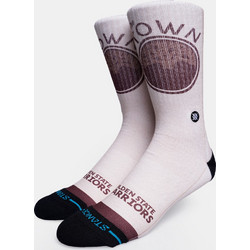 Stance Golden State Warriors Ανδρικές Κάλτσες Ψηλές με Σχέδια Εκρού A556D25GSW-MUL