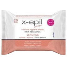 X-epil Sensitive Μαντηλάκια Ευαίσθητης Περιοχής 20τμχ