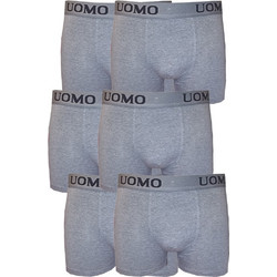 Uomo Ανδρικά Μποξεράκια Σετ 6Pack Γκρι 1012-06