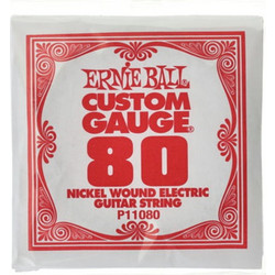 Ernie Ball P11080 Σετ 6 Χορδές Ηλεκτρικής Κιθάρας Nickel Plated Steel 80"