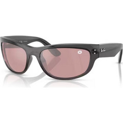Ray-Ban RB2289 14543E Γυναικεία Γυαλιά Ηλίου Μάσκα Κοκάλινα Μαύρα με Ροζ Φακό