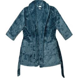 Minerva Παιδική Ρόμπα Fleece Χειμωνιάτικη Πετρόλ 96-62135