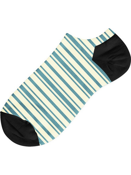 Dimisocks Do You Dare Zebra Ανδρικές Κάλτσες Κοντές Μπεζ 50004