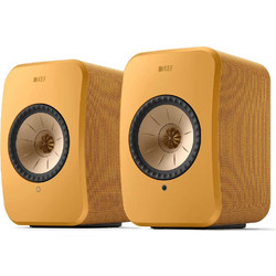 KEF LSX II Αυτοενισχυόμενα Ηχεία με Wi-Fi & Bluetooth 70W Amber Haze (Ζεύγος)