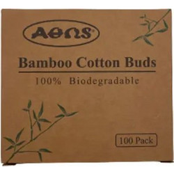 Άθως Μπατονέτες Βαμβακερές Bamboo Βιοδιασπώμενες 100τμχ