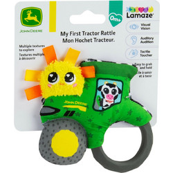 Lamaze John Deere My First Tractor Υφασμάτινη Κουδουνίστρα Κρίκος για Νεογέννητα