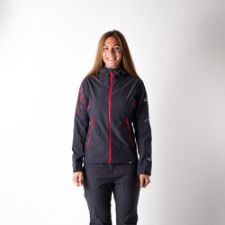Northfinder Zaniyah Γυναικείο Μπουφάν Χειμωνιάτικο Softshell Μακρύ Αδιάβροχο Ανθρακί BU-4971OR