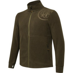 Beretta Ανδρική Ζακέτα Fleece με Φερμουάρ Χακί 502731-07