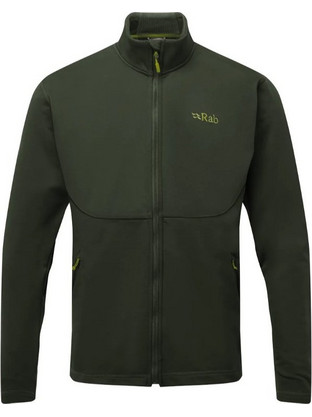 Rab Ανδρική Ζακέτα Fleece με Φερμουάρ Χακί QFE-95-ARM