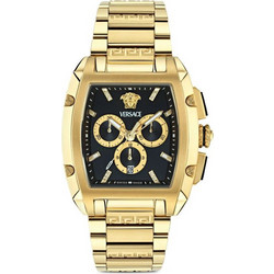 Versace Dominus Ανδρικό Ρολόι Χρονογράφος με Χρυσό Μεταλλικό Μπρασελέ VE6H00824