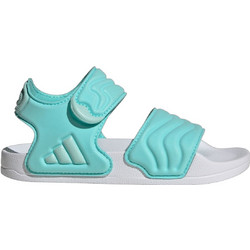 Adidas Adilette Παιδικά Παπούτσια Θαλάσσης Ανατομικά Τιρκουάζ Λευκά KJ8679