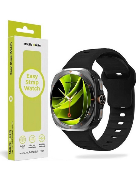 Mobile Origin Easy Strap Λουράκι Σιλικόνης Black (Samsung Galaxy Watch Ultra)