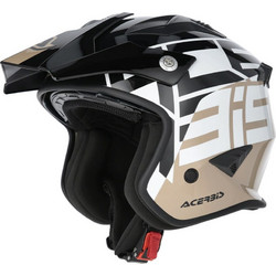 Acerbis Aria Sport Black Brown Κράνος Μηχανής Jet 1200gr