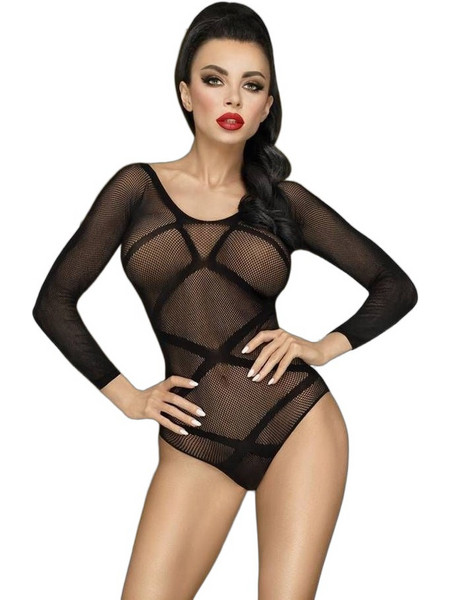 Penthouse High on Love Sexy Κορμάκι Slip See Through Μαύρο 4061504015606