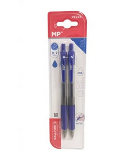 Motarro Σετ Στυλό Διαρκείας 1mm Μπλε 2τμχ MC008-1