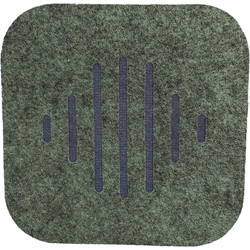 iZiSound Wave Ηχοαπορροφητικό Πάνελ 45x45x6.7cm 1τμχ Πράσινο
