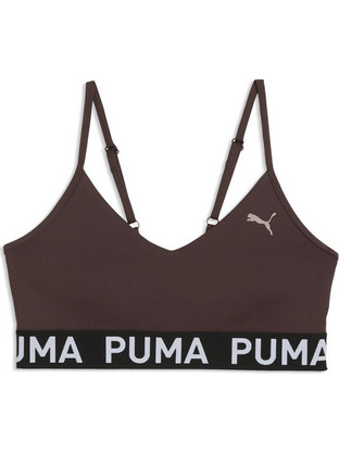 Puma Move Strong Αθλητικό Μπουστάκι με Μέτρια Στήριξη Σοκολατί 527140-13