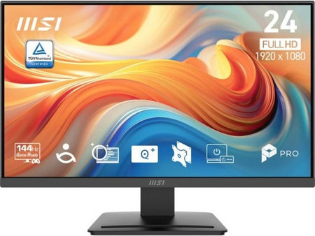 MSI PRO MP241 E14V VA HDR Monitor 23.8" 1920x1080 FHD 144Hz 4ms