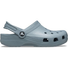 Crocs Classic Clog Παιδικά Παπούτσια Θαλάσσης Ανατομικά Γκρι Μπλε 206990-0Z3
