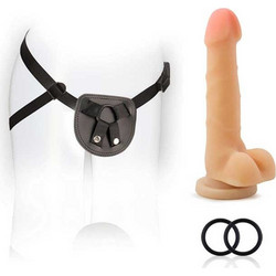 Blush SX For U Harness Strap On με Dildo 18cm Flesh
